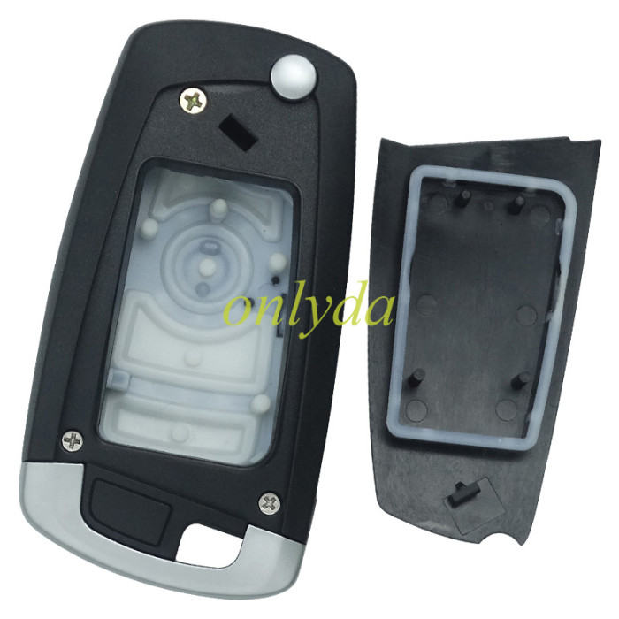 Upgrade for BMW CAS2 systerm remote flip key 3 button with 315mhz/433mhz/868mhz with electric 46 chip