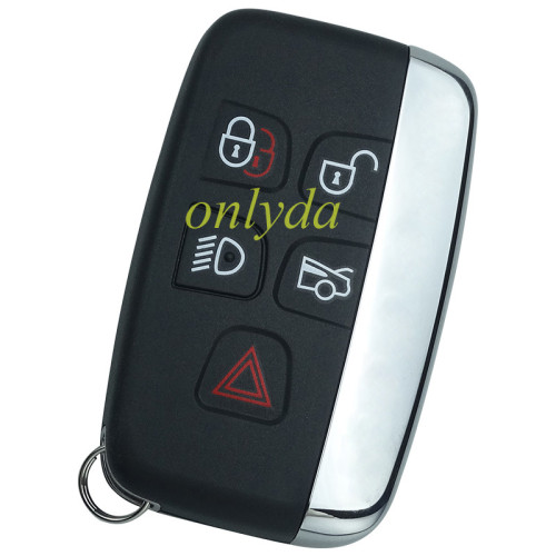 For Jaguar 5 button remote key blank ，Border without words with jaguar on the back