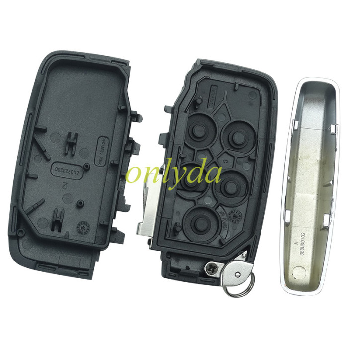 For Rangrover 5 button remote key blank，Border without words With land-rover on the back