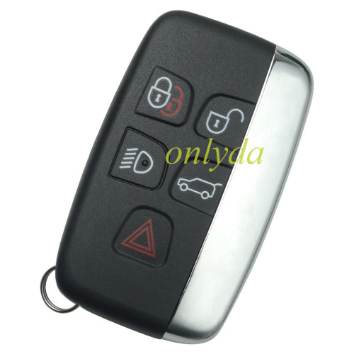 For Rangrover 5 button remote key blank，Border with Rangrover With land-rover on the back
