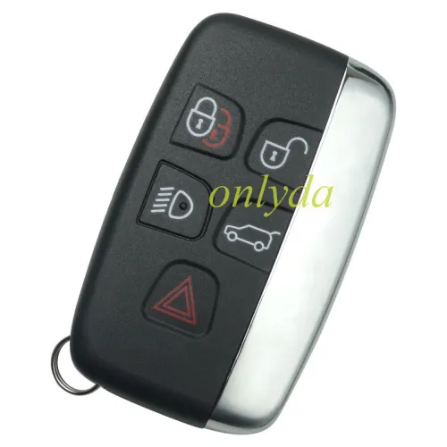 For Rangrover 5 button remote key blank，Border without words With land-rover on the back
