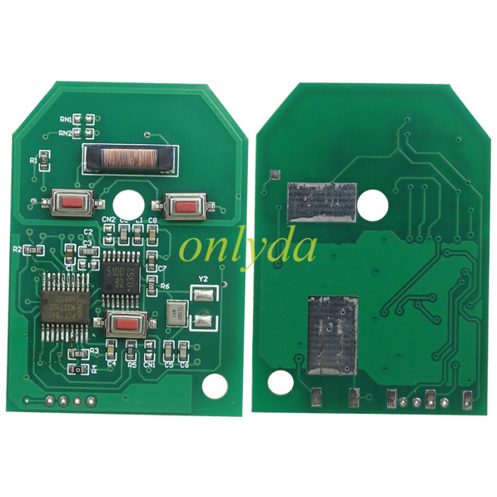 For Alfa aftermarket 3 button remote key with 433mhz with 7941 chip ASK