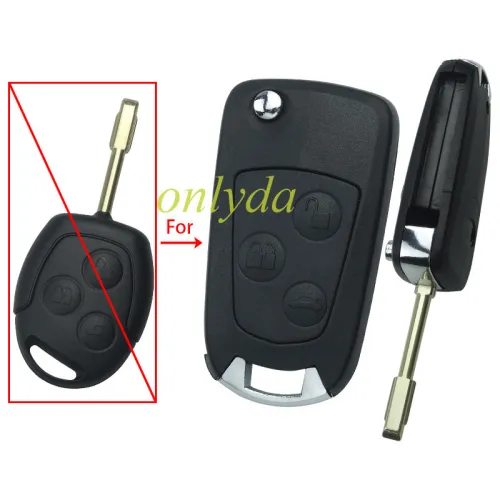 For ford Mondeo 3 button modify remote key shell