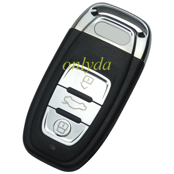 For Audi 3 button remote key shell with blade with RS badge