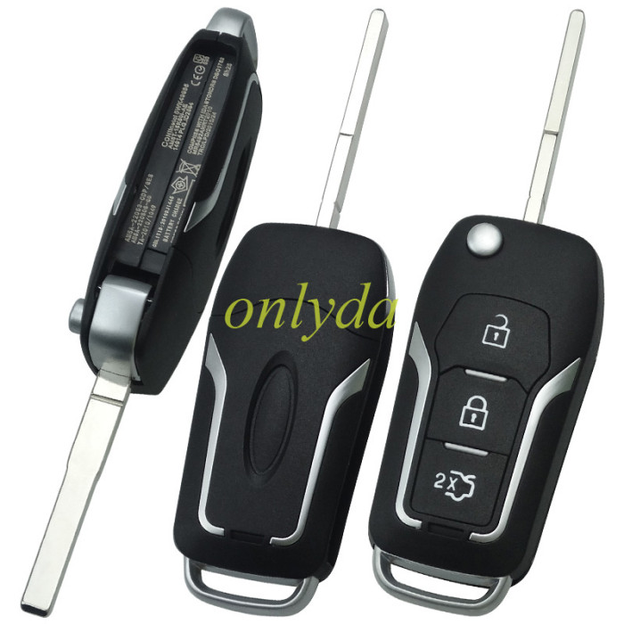 For Ford 3 button  upgrade remote key blank