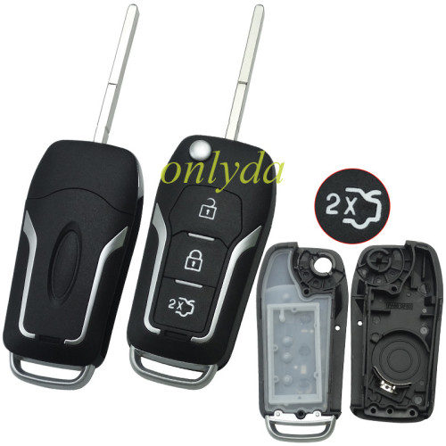 For Ford 3 button  upgrade remote key blank