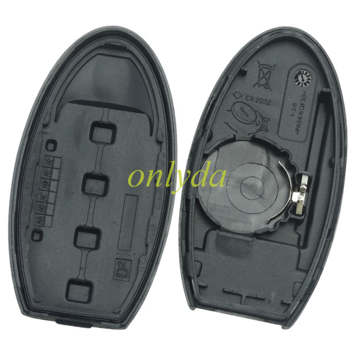 For Nissan 4  button remote key blank