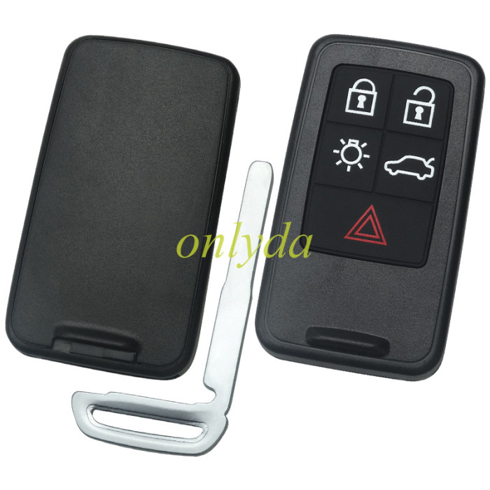 For Volvo 5 button   remote key with 433.92mhz  PCF7945/7953 chip Part No. 30659637 Fcc ID KR55WK49264 Volvo V40 (2013 + ) Volvo S60 (2009 + )  Volvo V60 (2009 + )  Volvo XC60 (2009 + )  Volvo V70 (2008 - 2016 ) Volvo XC70 (2008 - 2016) Vovlo S80 (2007 - 2016)