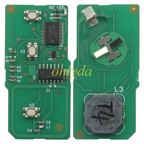 For Toyota Prius   3 button 433 mhz  / 312 MHz  ID70E ( Page 1 )   HANDSFREE / KEYLESS GO   Tokai Rika B31EA