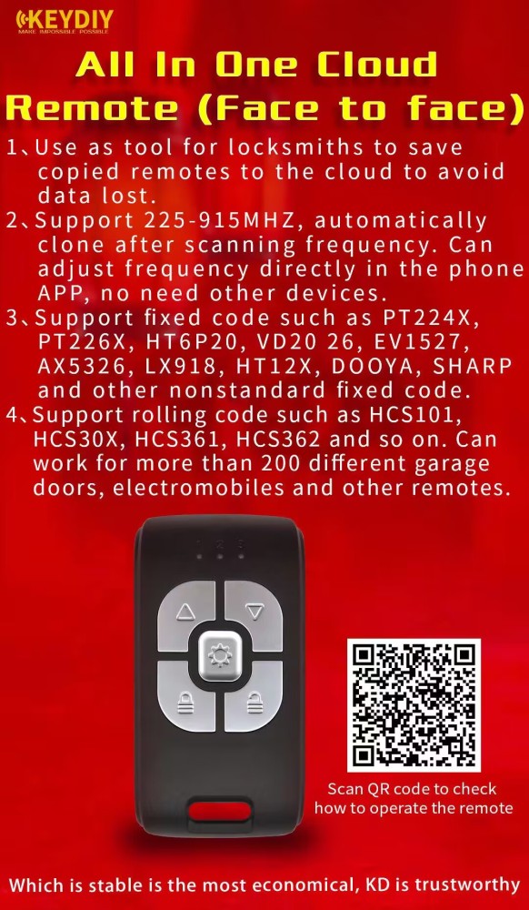 CLOUD ALL-IN-ONE ROMOTE-CS01