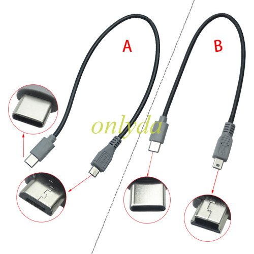 OTG Cab1e type A / type B  Update by Connecting Phone APPNo need PC Software anymoreDecode 96Bit ID48 Online  Add more Functions by APP