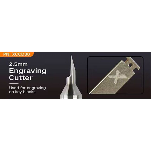XCCD30 2.5mm Engraving cutter used for engraving on key  blanks