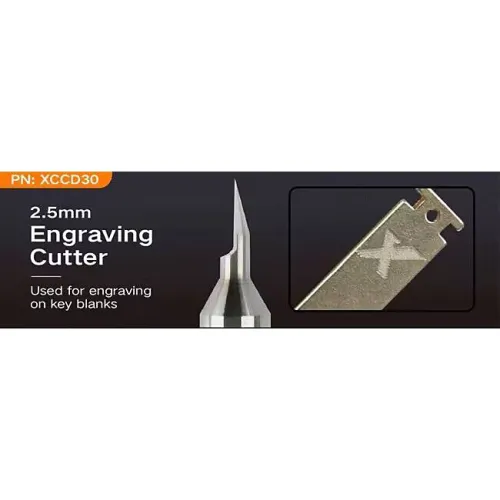 XCCD30 2.5mm Engraving cutter used for engraving on key  blanks