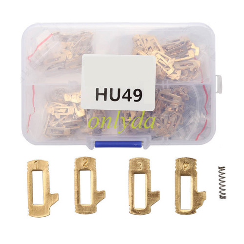 Old Santana lock wafer HU49 4 models 50 pieces each + free spare spring