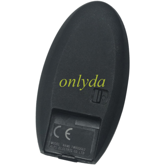 For Nissan Juke,CWTWB1U825 Smart Key For Nissan Micra Juke Renault AlaskaModel name: TWB1G662.  frequency 434mhz.  FCC ID ：CWTWB1U825 Part No.:285E3-1KA9D