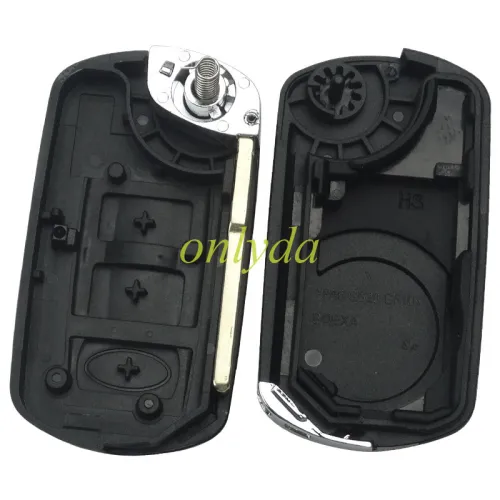 For Landrove 3 button remote key with 434mhz used for Discovery III with  with PCF7941 chip Original PCB with aftermarket shell