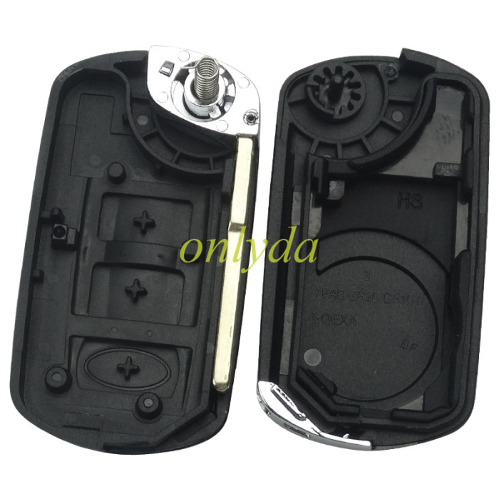 For Landrove 3 button remote key with 434mhz used for Discovery III with  with PCF7941 chip Original PCB with aftermarket shell