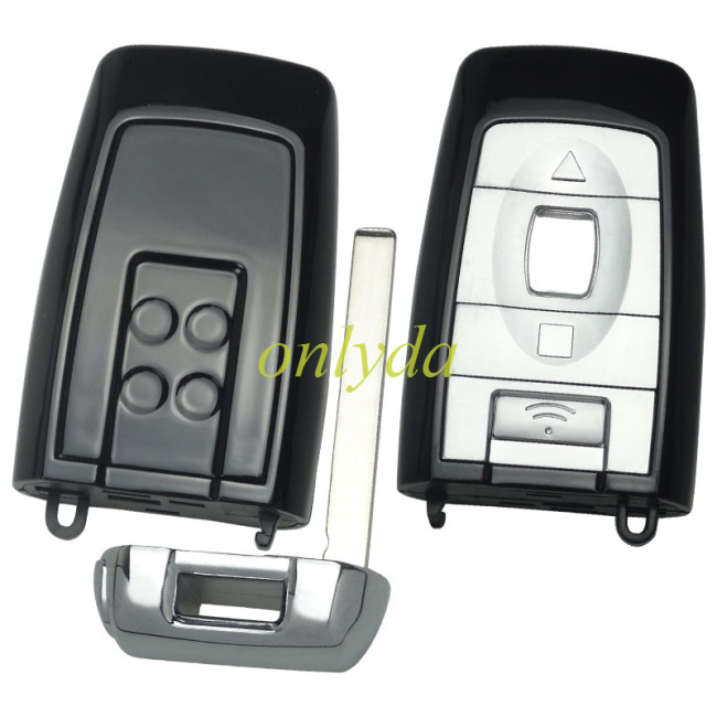 For Rolls-Royce  4 button remote key shell with  blade. Buttons : lock, unlock, trunk,  light