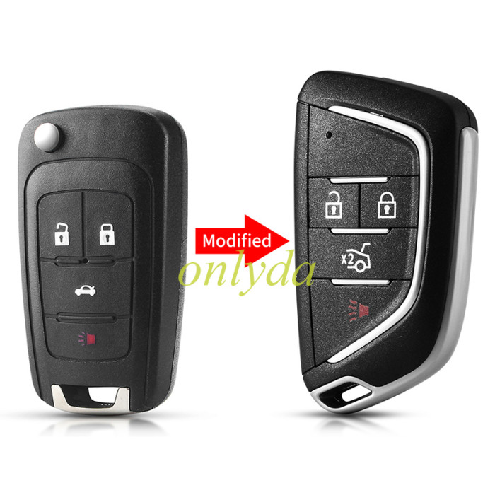 For Opel modified 2/3/3+1/4+1/remote key blank (pls choose button )