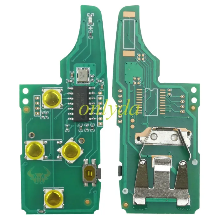 For VW 5 button  Remote Control 434MHz 5K0837202AD  /315mhz 561 837 202 D  Fits VW Sharan  Seat Alhambra， Chip ID48 Switchable frequency