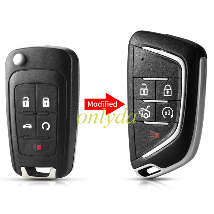 For Opel modified 2/3/3+1/4+1/remote key blank (pls choose button )