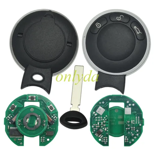 For BMW Mini keyless remote key with 315mhz/868MHZ7945chip,please choose the frequency
