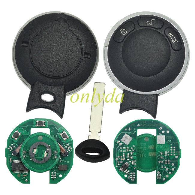 For BMW Mini keyless remote key with 315mhz/868MHZ7945chip,please choose the frequency