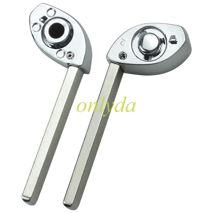 For Chevrolet  modified remote key shell with cross badge, pls choose button
