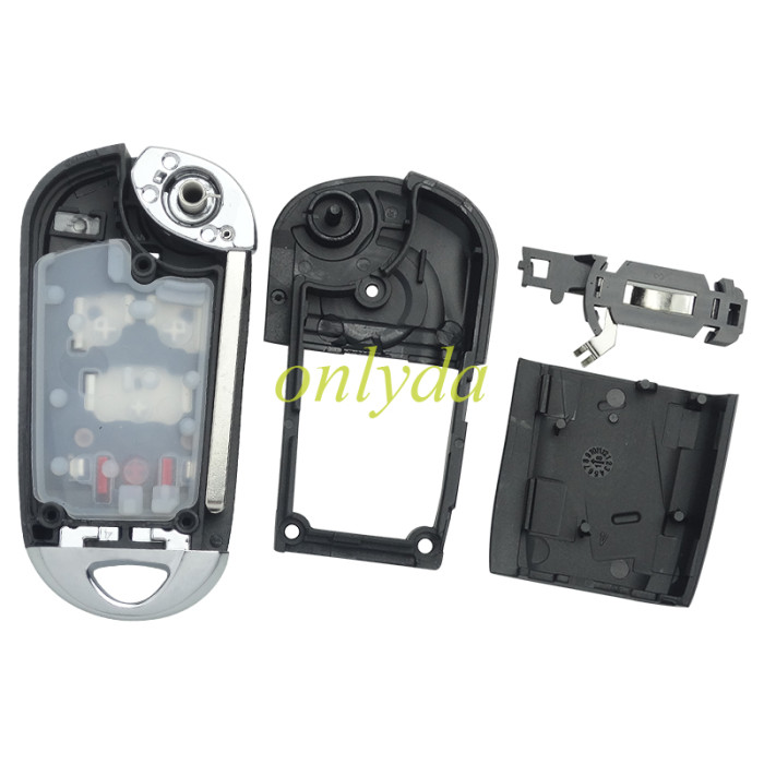 For Chevrolet  modified remote key shell with cross badge, pls choose button