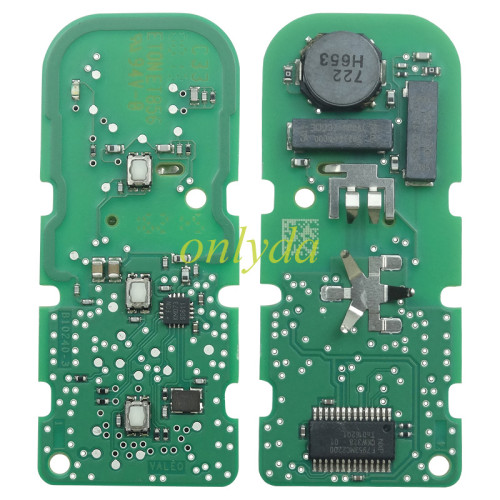 For Geely  original Remote key 4A chip 433.92MHz  ASK