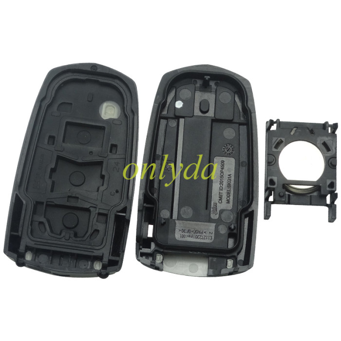 For Geely  original Remote key 4A chip 433.92MHz  ASK
