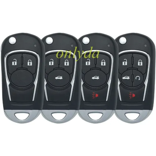 For Chevrolet  modified 2/3/3+1/4+1/remote key blank (pls choose button )
