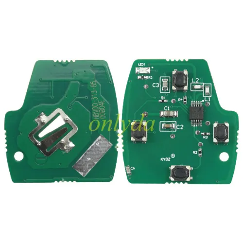 For Honda 3+1button remote key with 313.8mhz FCCID:KR55WK49308