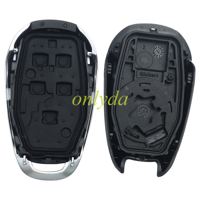 For OEM   ALFA ROMEO GIULIA keyless 3 button  remote PCB +aftermarket shell（no logo）  434mhz Giulia 2017-2019 Stelvio 2016-2019