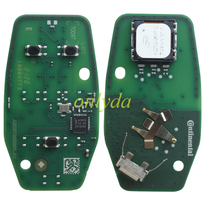For OEM   ALFA ROMEO GIULIA keyless 3 button  remote PCB +aftermarket shell（no logo）  434mhz Giulia 2017-2019 Stelvio 2016-2019