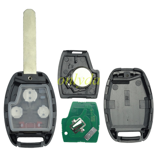 For Honda 3+1button remote key with 313.8mhz FCCID:KR55WK49308