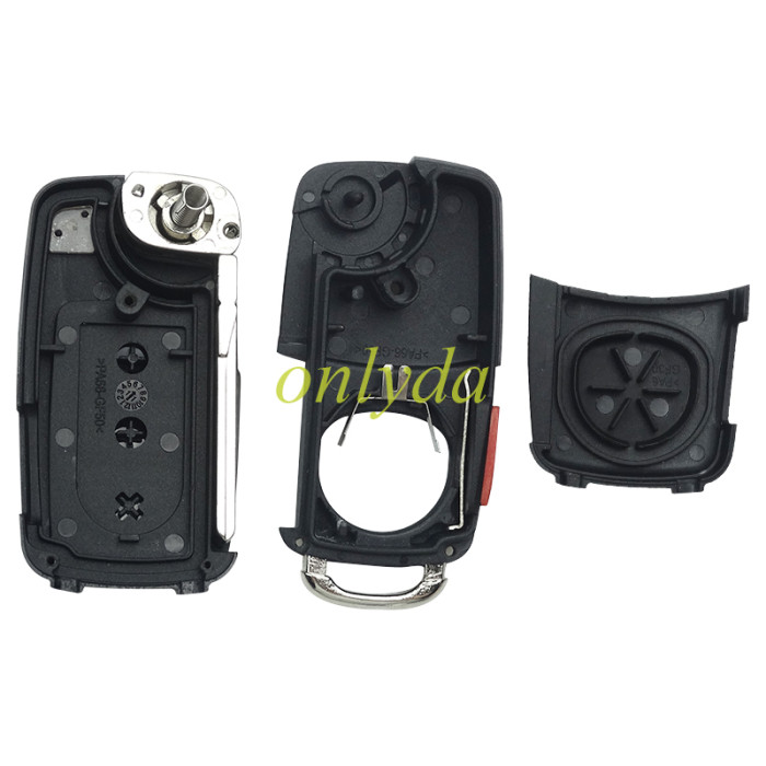 For Audi A3 3+1 button remote key with 434mhz  use in model  1JO 959753DJ