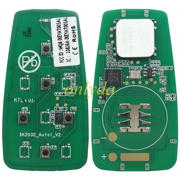 For AUTEL MAXIIM IKEY Standard Style IKEYAT005CL 5 Buttons Independent Smart Key (Left Door/ Right Door)