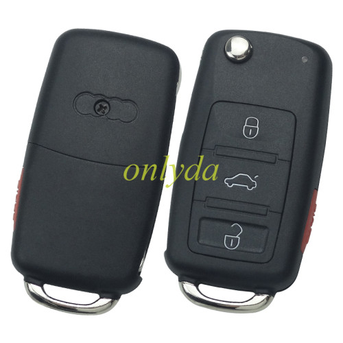 For Audi A3 3+1 button remote key with 434mhz  use in model  1JO 959753DJ