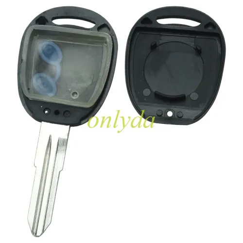 For Chevrolet 2 button remote key blank with left blade