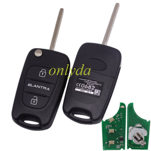 old Elantra 3 button  remote key with 315mhz/434mhz