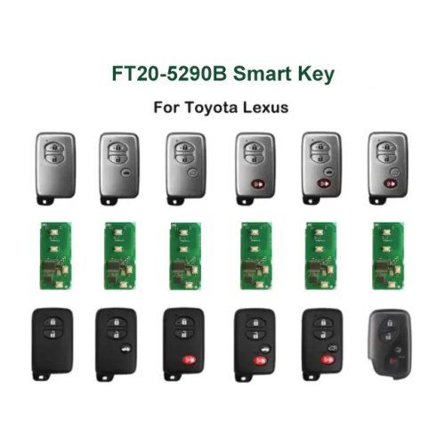 For Toyota/corona/Prodo/Lexus Smart Key con scheda PCB 4D FT20-  5290B   312-314mhz/315mhz/433-434mhz. you can choose.