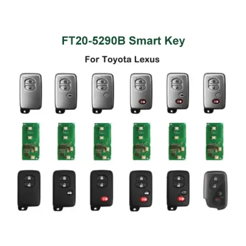 For Toyota/corona/Prodo/Lexus Smart Key con scheda PCB 4D FT20-  5290B   312-314mhz/315mhz/433-434mhz. you can choose.