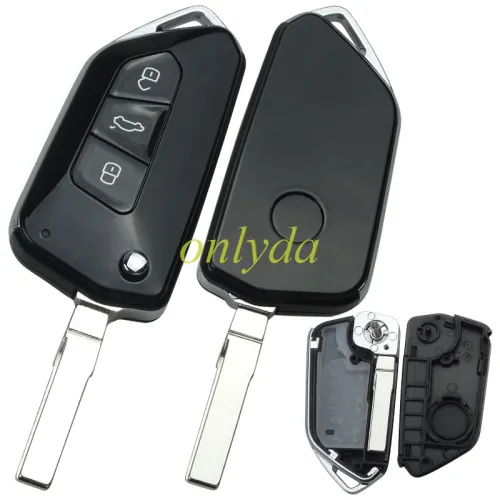 Fo VW 3 button 202AD modified remote key blank