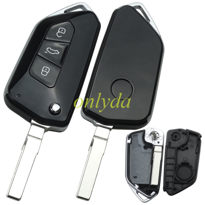 Fo VW 3 button 202AD modified remote key blank