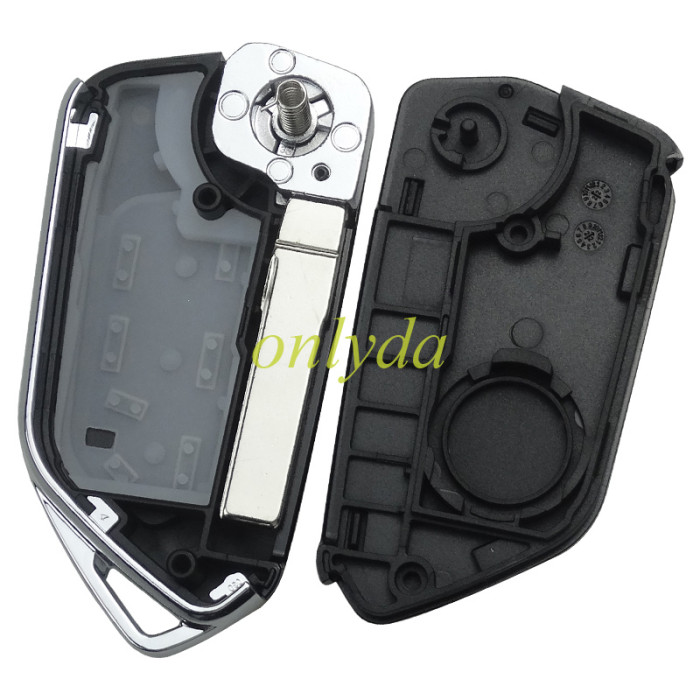 Fo VW 3 button 202AD modified remote key blank