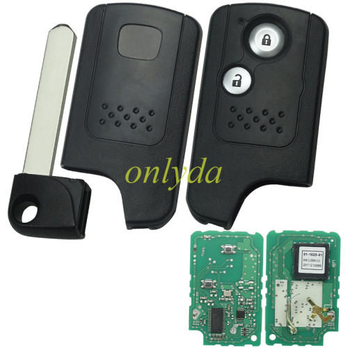 Honda 2 Button remote key 433mhz