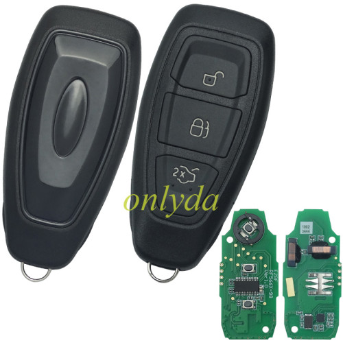 For Ford Focus  3 button  keyless remote key  with 434mhz fcc ID :KR55WK48801 without chip