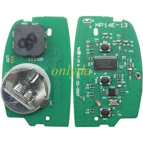 For  New Hyundai Tucson keyless Smart 3 button remote key with Hitag3 47chip 434mhz FSK