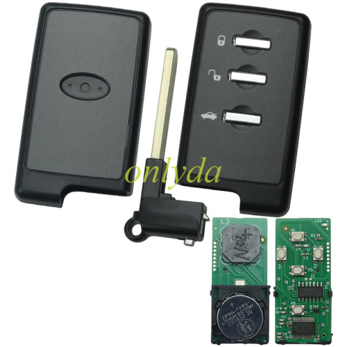 Smart Key For Subaru   3 button  271451-0780 433.92MHz  ASK 4D71 CHIP for 2009-2012  Subaru Forester  2007-2011  Subaru Impreza (GE,GH)  2007-2014  Subaru Impreza (GR,GV)  2009-2014  Subaru Legacy  2009-2014 Subaru Liberty（Australia)
